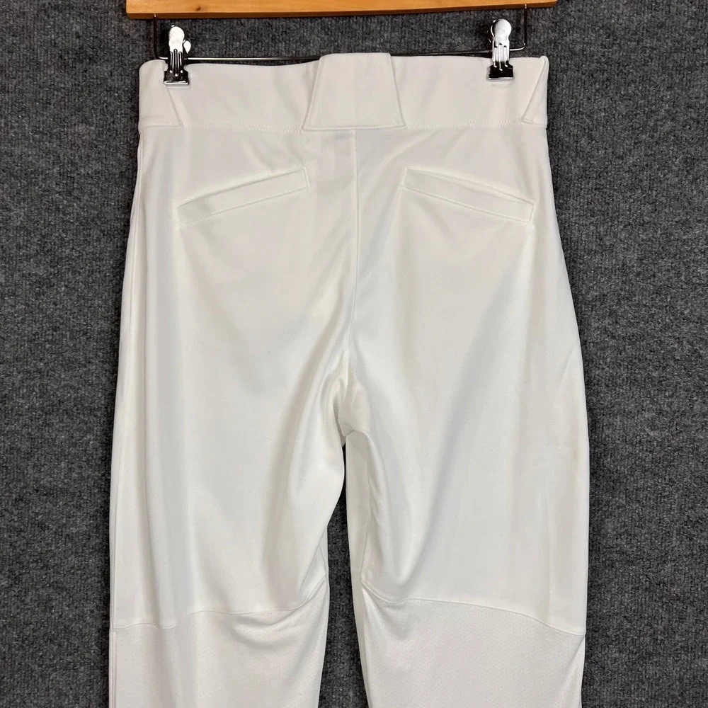 NEW Nike Baseball Pants Mens Small White  Dri-FIT Tapered Athletic